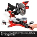 Einhell Kapp- und Gehrungssäge TE-SM 36/10 L Li-Solo | Rot 4
