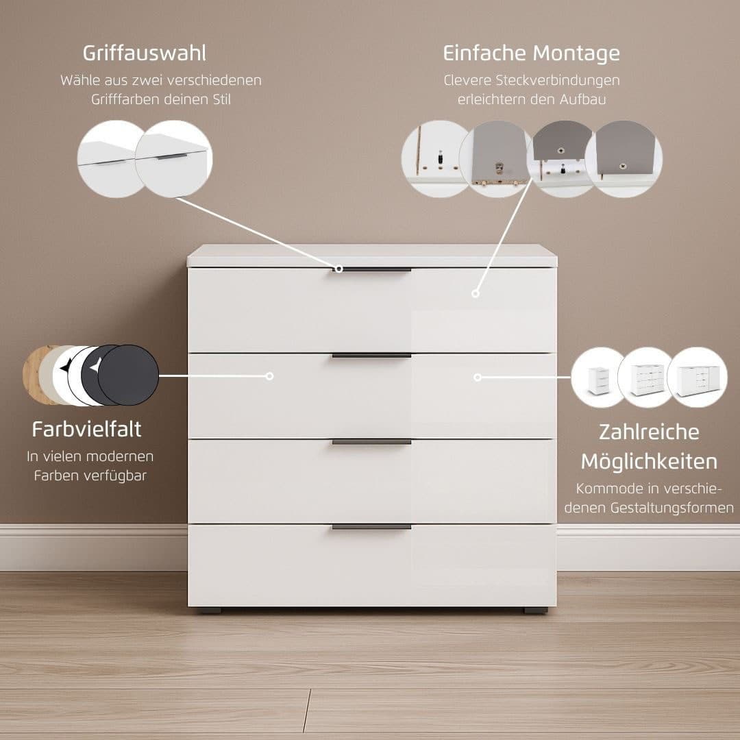 OTTO home AGORDO Schubkastenkommode | Beige
