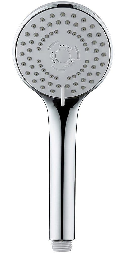 WENKO Handbrause Modell Basic Line Duschkopf Set | Silber
