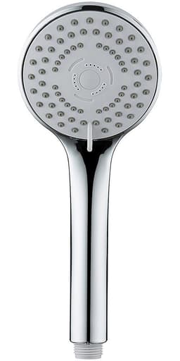 WENKO Handbrause Modell Basic Line Duschkopf Set | Silber
