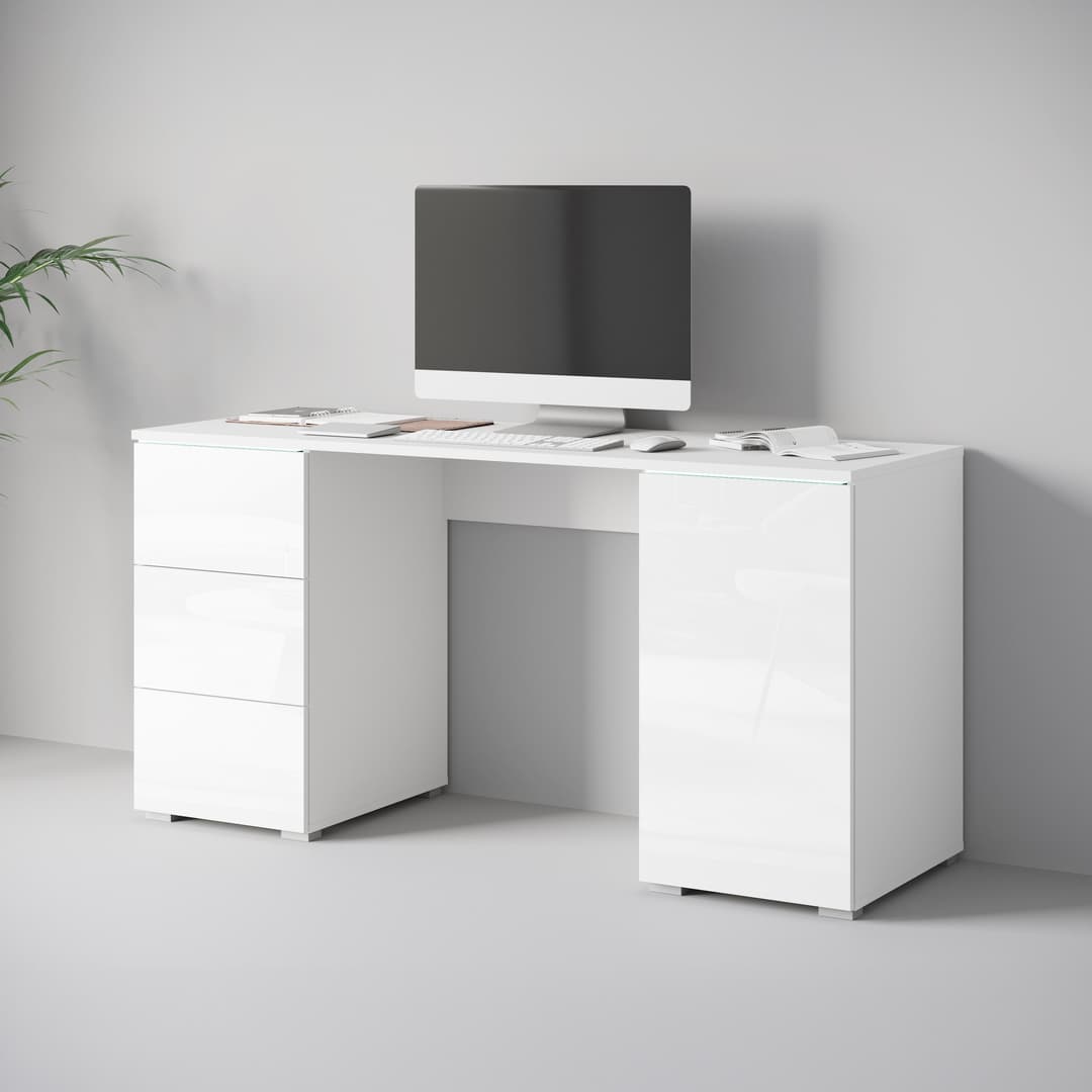 Home affaire Schreibtisch Vera | Weiß