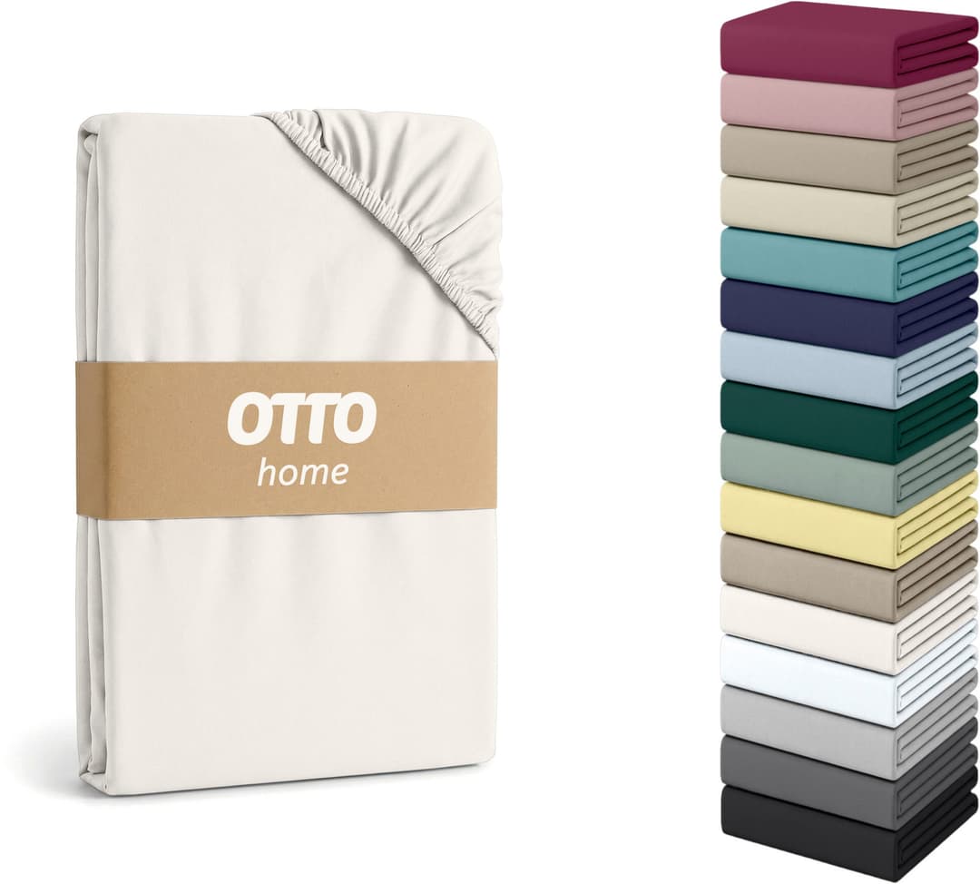OTTO home Spannbettlaken Physalis Topper COMFORT | Weiß
