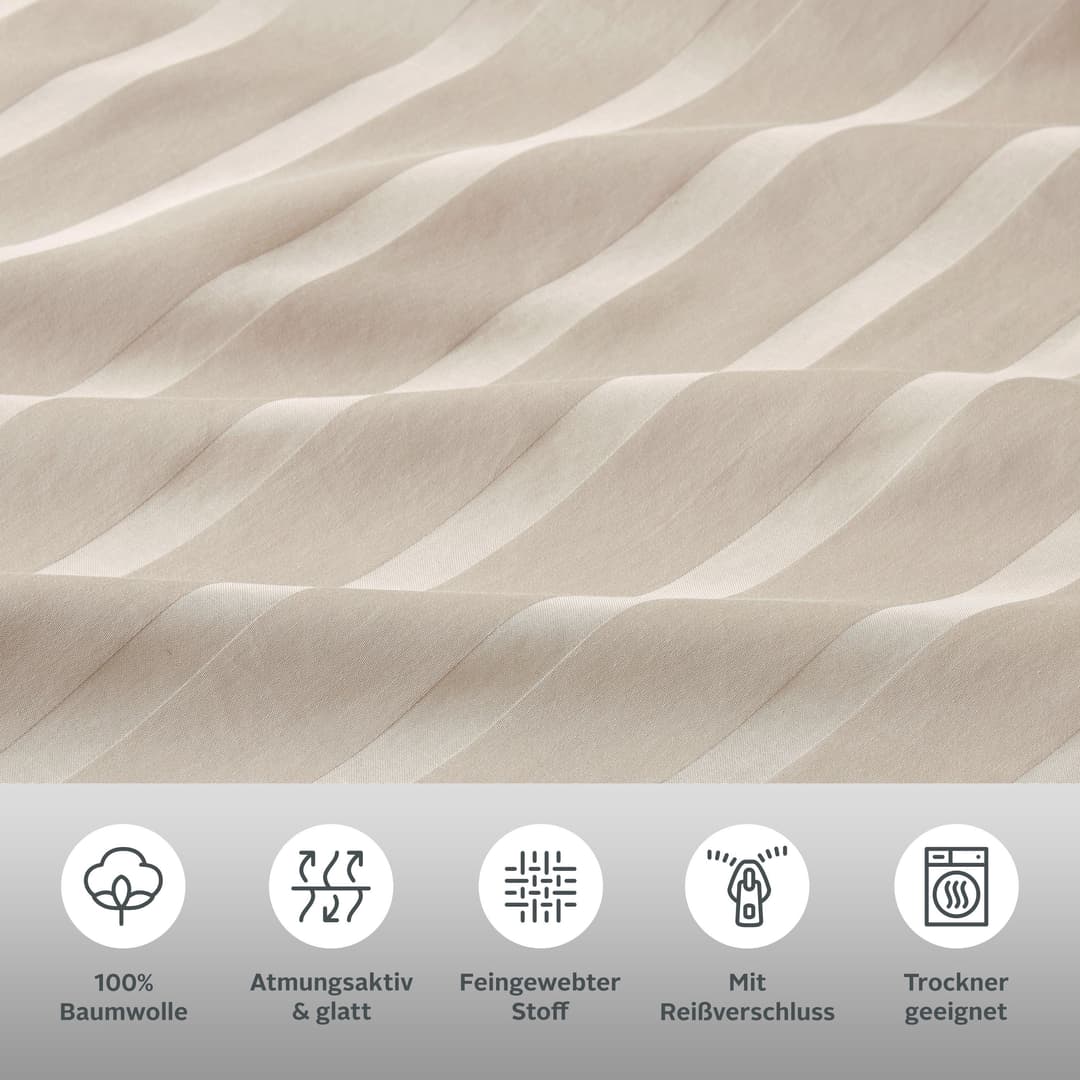 LeGer Home by Lena Gercke Bettwäsche Leonore | Beige