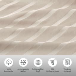 LeGer Home by Lena Gercke Bettwäsche Leonore | Beige