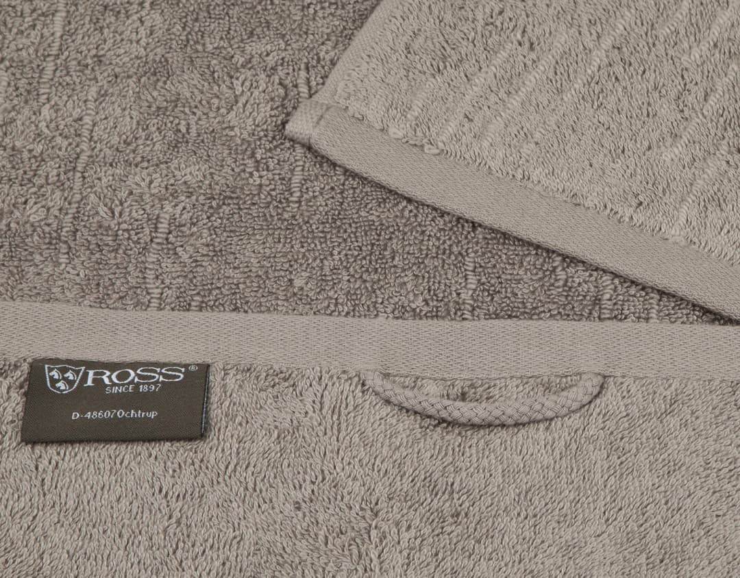 ROSS Waschhandschuh Premium | Grau