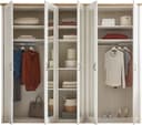 Schlafkontor Trient Drehtürenschrank | Weiß 5
