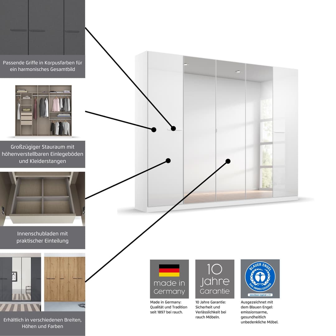 rauch OTELI Kleiderschrank | Weiß