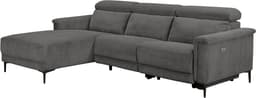 OTTO home Ecksofa LUND Cord | Grau