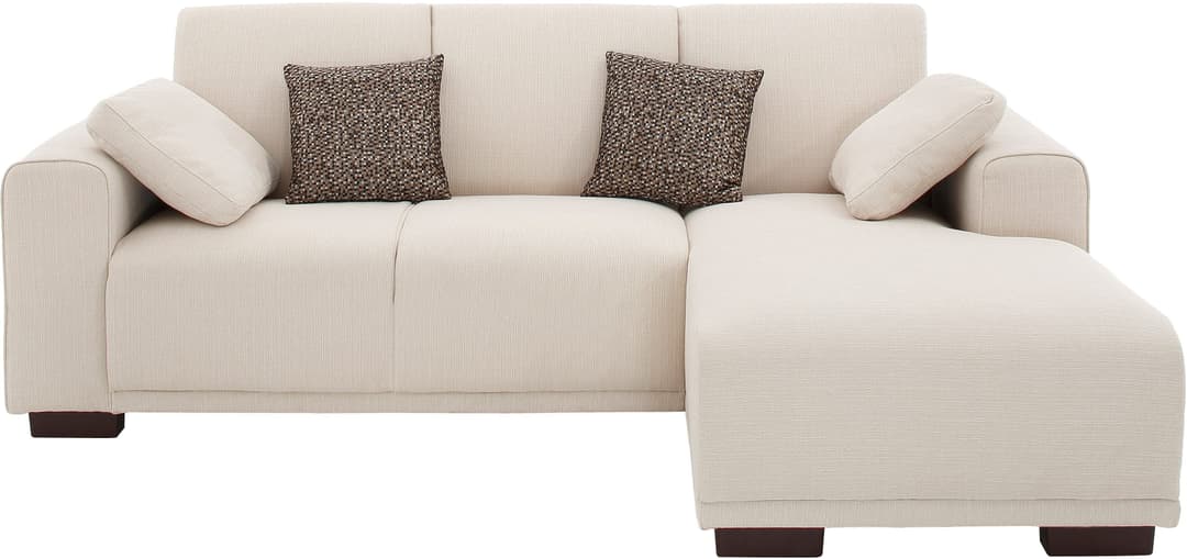 Home affaire Ecksofa BORNHOLM L-Form, B: 234 cm | Beige