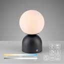 SCHÖNER WOHNEN-Kollektion LED Tischleuchte RUDI | Schwarz 5
