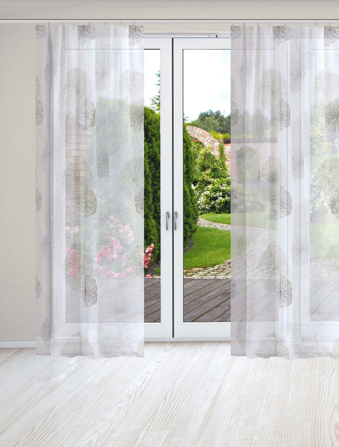 HOME WOHNIDEEN Vorhang RAWLINS | Grau