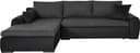 Home affaire Ecksofa Win L-Form | Schwarz 2