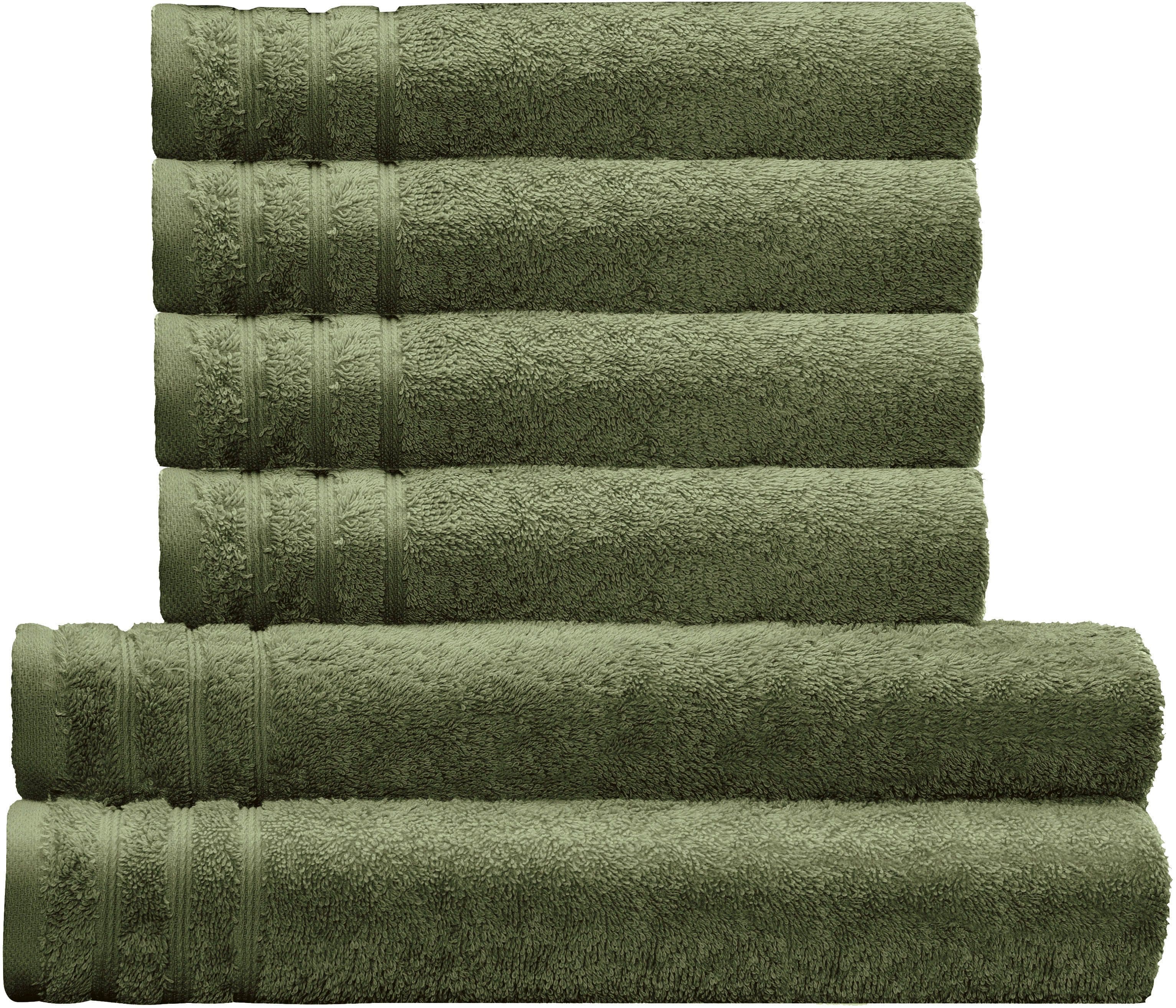 Kleine Wolke Handtuch Set Royal | Grün