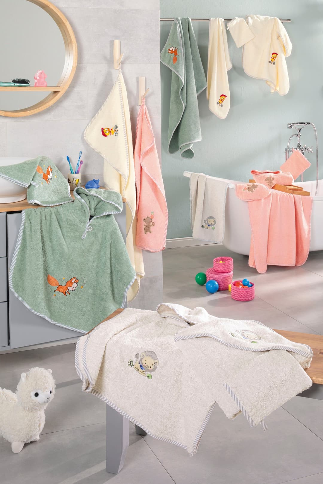 ROSS Badeponcho KIDSLINE | Rosa