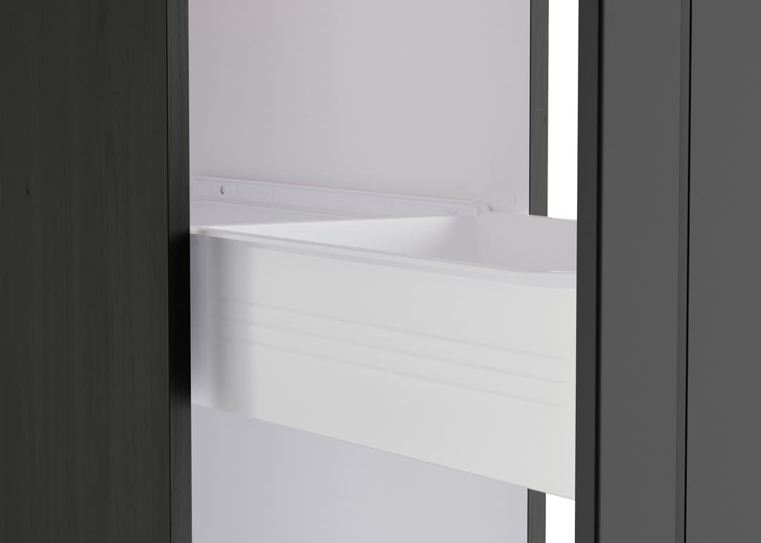 KOCHSTATION Apothekerschrank KS-Lana Breite 30 cm | Grau