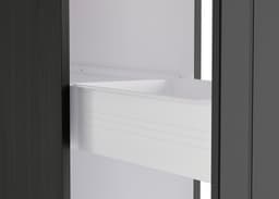 KOCHSTATION Apothekerschrank KS-Lana Breite 30 cm | Grau