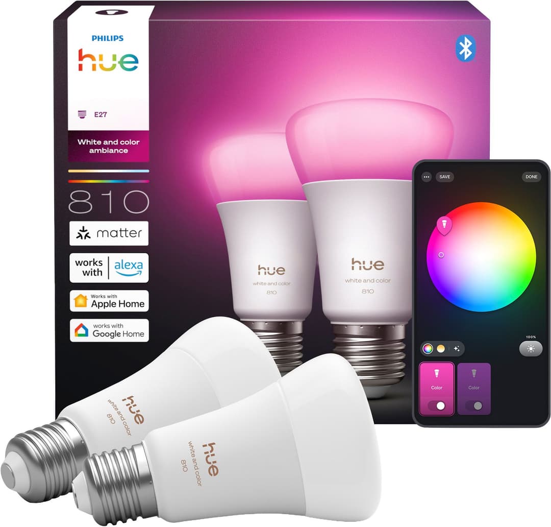 Philips Hue LED-Leuchtmittel White and Color Ambiance | Weiß