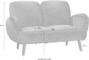 ATLANTIC home collection 2-Sitzer Ben | Grün 4