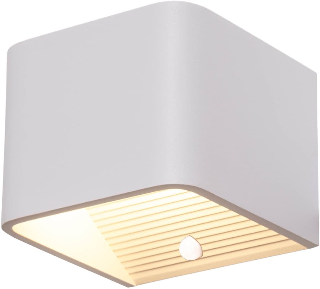 näve LED Wandleuchte Cube | Weiß
