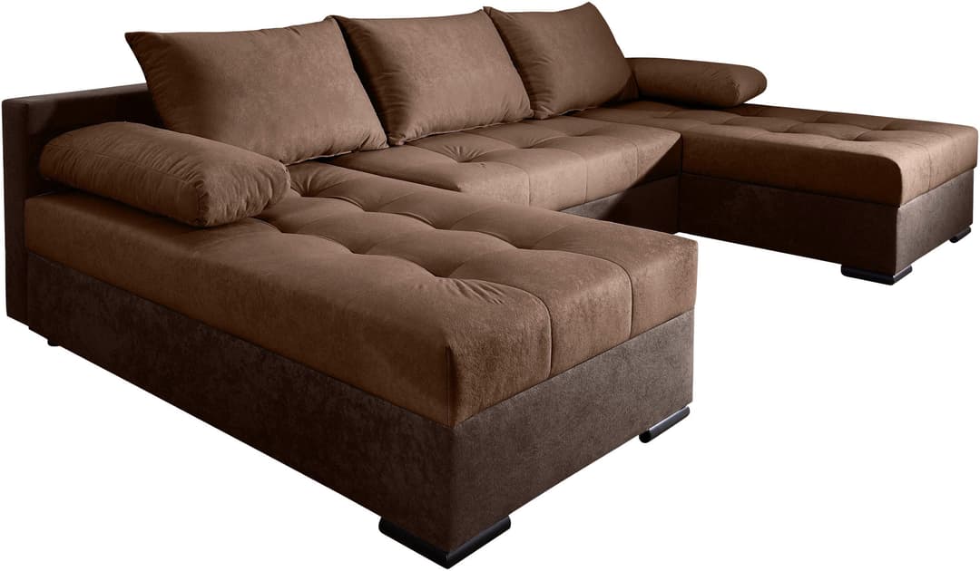 COLLECTION AB Wohnlandschaft Josy U-Form | Braun