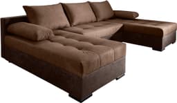 COLLECTION AB Wohnlandschaft Josy U-Form | Braun