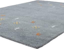 THEKO Wollteppich Gabbeh Motiv | Blau