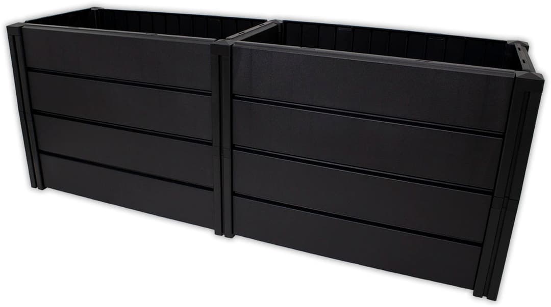KHW Hochbeet Demeter XL - schmal | Schwarz