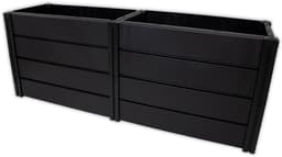KHW Hochbeet Demeter XL - schmal | Schwarz