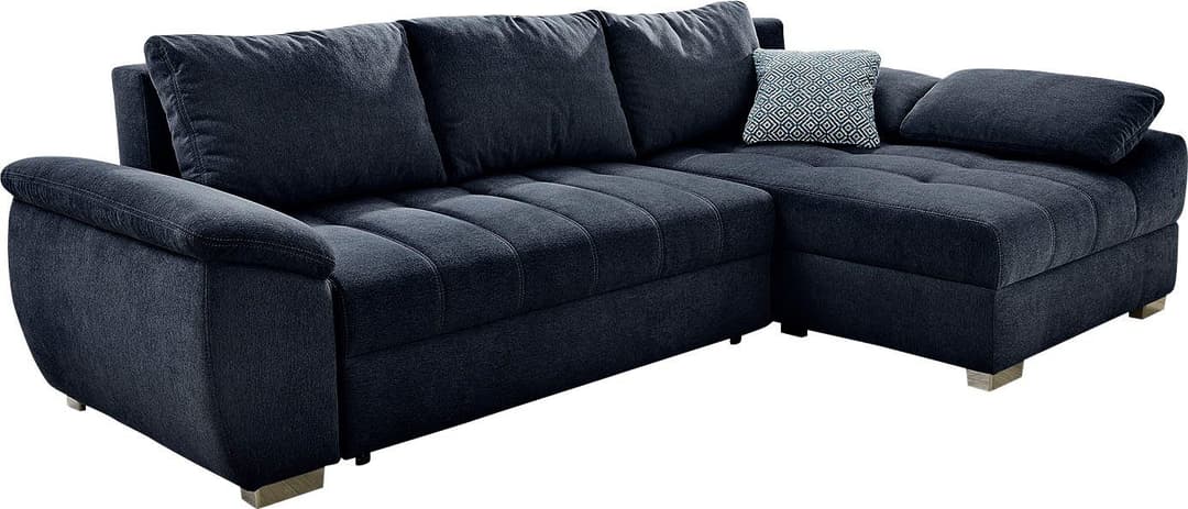 Jockenhöfer Gruppe Ecksofa Alster L-Form | Blau