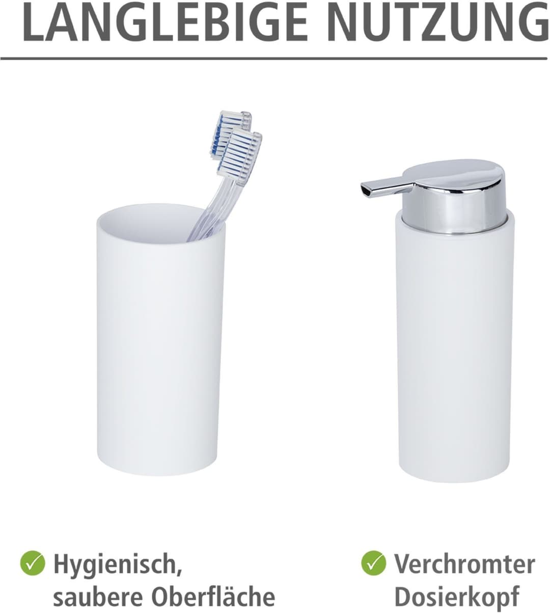 WENKO Badaccessoire-Set Calvo | Weiß