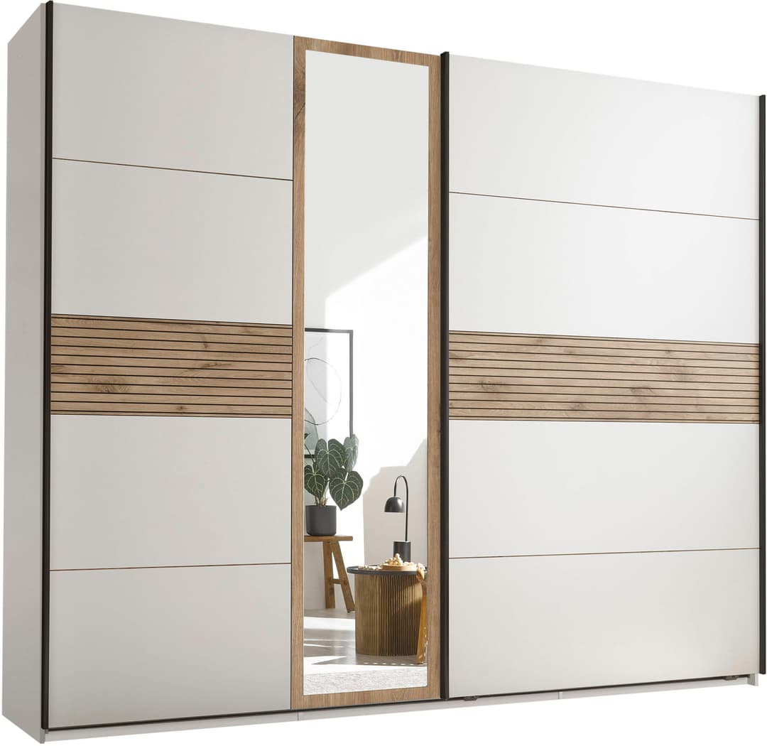 Schlafkontor Leo Schwebetürenschrank | Holztöne