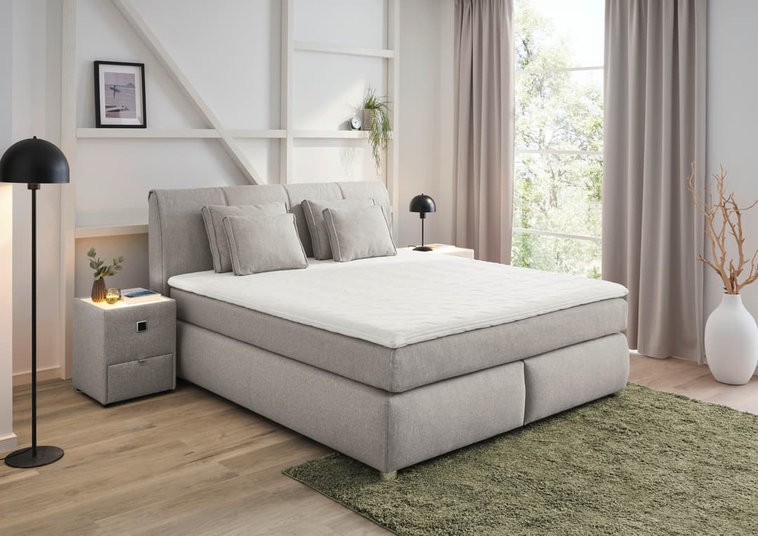 Jockenhöfer Gruppe Boxspringbett Carla | Beige