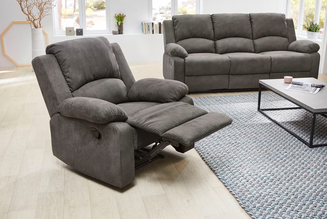 Jockenhöfer Gruppe Sessel Dakota | Grau