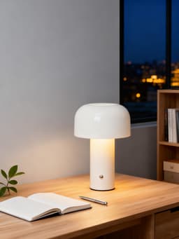 OTTO home LED Tischleuchte Ronno | Weiß