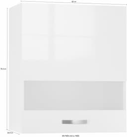 KOCHSTATION Glashängeschrank KS-Cara | Weiß