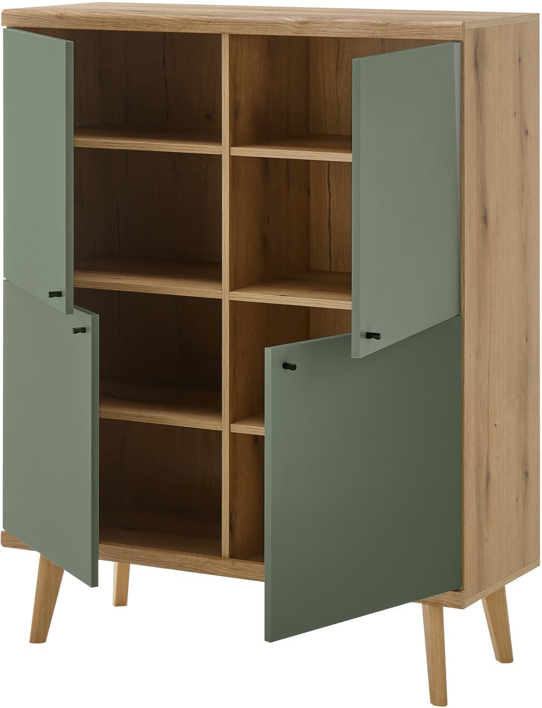 Home affaire Highboard MAVAS | Holztöne