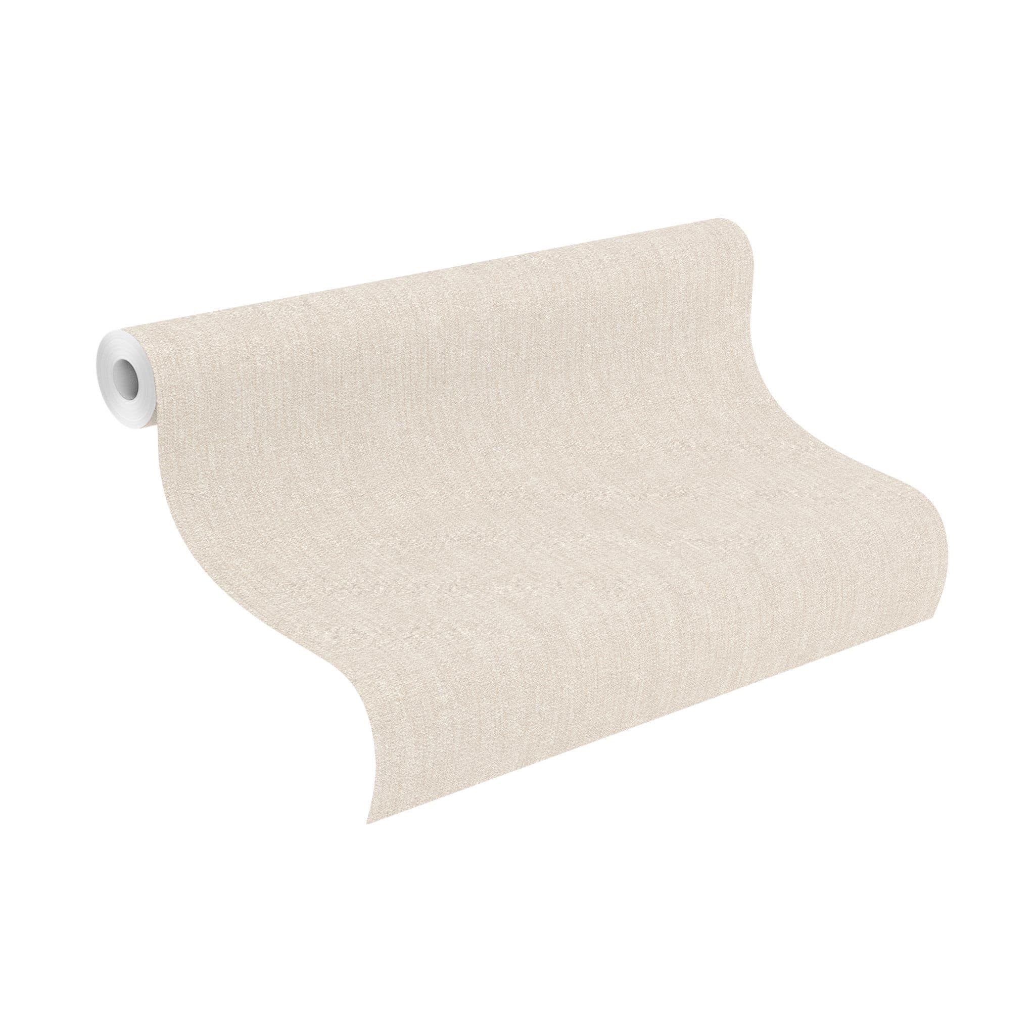 Rasch Papiertapete Leinenoptik | Beige