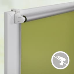 LICHTBLICK ORIGINAL Seitenzugrollo Klemmfix Hitzeschutz | Grün