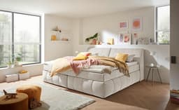 ED EXCITING DESIGN Boxspringbett Elkford | Beige