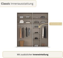 rauch MONTCLAR Kleiderschrank | Beige