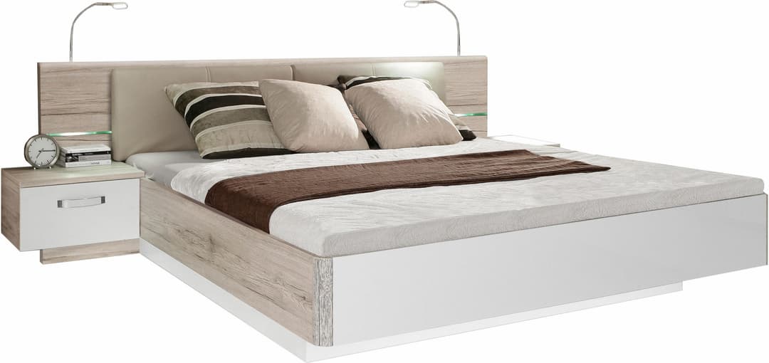 FORTE Schlafzimmer-Set Rondino | Holztöne