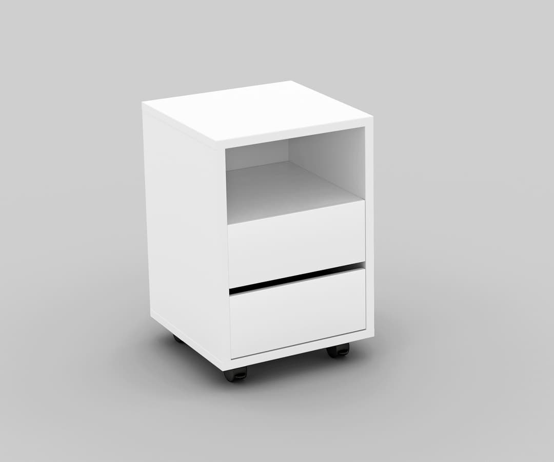 Home affaire Rollcontainer Agapi | Weiß