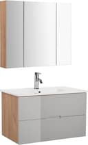 welltime Badmöbel-Set Lund | Braun 3