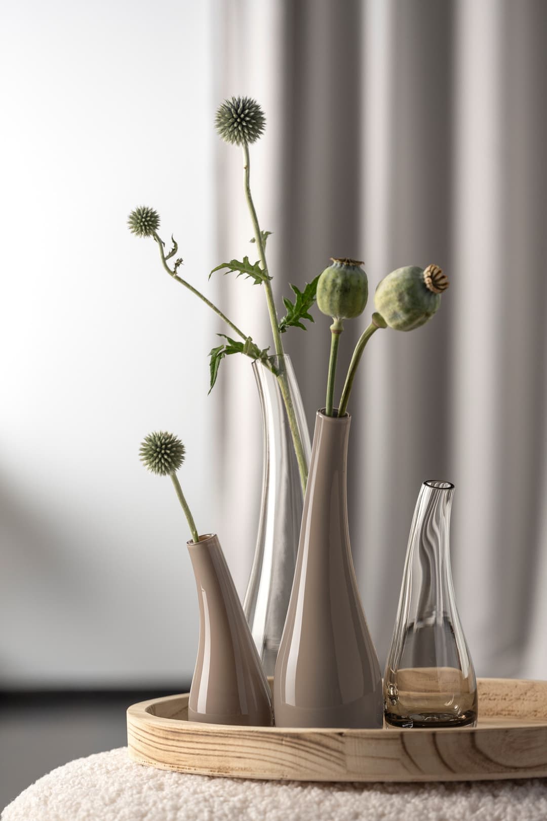 Leonardo Dekovase Vase ARCO 25 cm | Braun