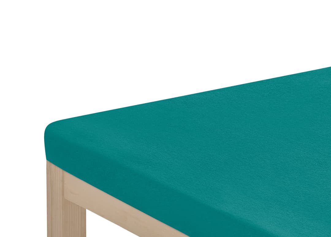 OTTO home Spannbettlaken Topper Basic | Türkis