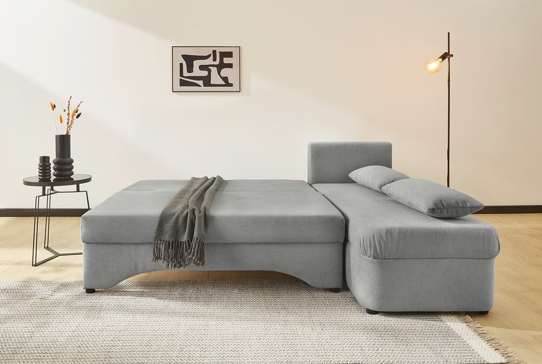 Jockenhöfer Gruppe Ecksofa Polaris L-Form | Grau