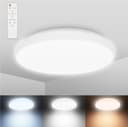 B.K.Licht LED Deckenleuchte | Weiß