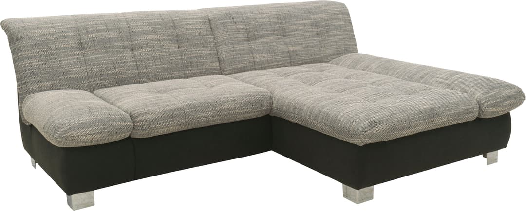 DOMO collection Ecksofa 100031 | Grau