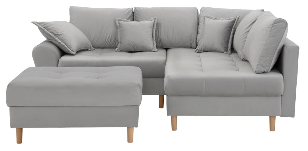 Home affaire Ecksofa Rice L-Form | Grau