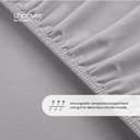 uncover by SCHIESSER Spannbettlaken New Jersey | Grau 4